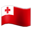 How emoji flag: Tonga displayed on Samsung