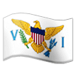 How emoji flag: U.S. Virgin Islands displayed on Samsung