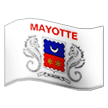 How emoji flag: Mayotte displayed on Samsung