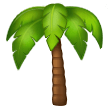 How emoji palm tree displayed on Samsung