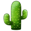 How emoji cactus displayed on Samsung