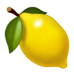 How emoji lemon displayed on Samsung