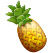 How emoji pineapple displayed on Samsung