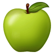 How emoji green apple displayed on Samsung