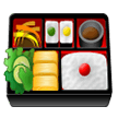 How emoji bento box displayed on Samsung