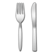 How emoji fork and knife displayed on Samsung