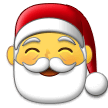 How emoji Santa Claus displayed on Samsung