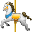 How emoji carousel horse displayed on Samsung