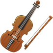 How emoji violin displayed on Samsung