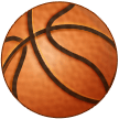 How emoji basketball displayed on Samsung