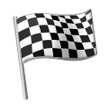 How emoji chequered flag displayed on Samsung