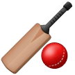 How emoji cricket game displayed on Samsung