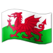 How emoji flag: Wales displayed on Samsung