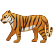 How emoji tiger displayed on Samsung