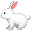 How emoji rabbit displayed on Samsung