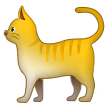 How emoji cat displayed on Samsung