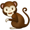 How emoji monkey displayed on Samsung