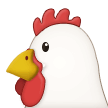 How emoji chicken displayed on Samsung