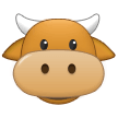 How emoji cow face displayed on Samsung