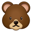 How emoji bear displayed on Samsung