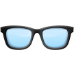 How emoji glasses displayed on Samsung