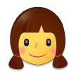 How emoji girl displayed on Samsung