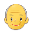 How emoji old man displayed on Samsung