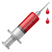 How emoji syringe displayed on Samsung