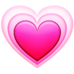 How emoji growing heart displayed on Samsung