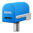 How emoji closed mailbox with lowered flag displayed on Samsung