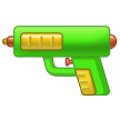 How emoji water pistol displayed on Samsung