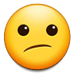 How emoji confused face displayed on Samsung