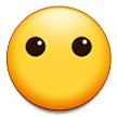 How emoji face without mouth displayed on Samsung