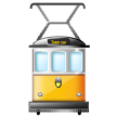 How emoji tram displayed on Samsung