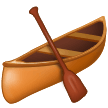 How emoji canoe displayed on Samsung