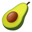 How emoji avocado displayed on Samsung