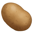 How emoji potato displayed on Samsung