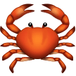 How emoji crab displayed on Samsung