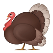 How emoji turkey displayed on Samsung