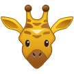 How emoji giraffe displayed on Samsung