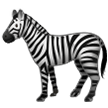 How emoji zebra displayed on Samsung