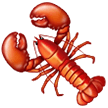 How emoji lobster displayed on Samsung