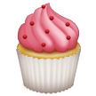 How emoji cupcake displayed on Samsung