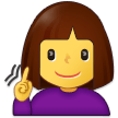 How emoji deaf woman displayed on Samsung