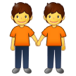 How emoji people holding hands displayed on Samsung