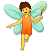 How emoji fairy displayed on Samsung