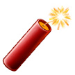 How emoji firecracker displayed on Samsung