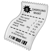 How emoji receipt displayed on Samsung