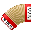 How emoji accordion displayed on Samsung