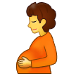 How emoji pregnant person displayed on Samsung